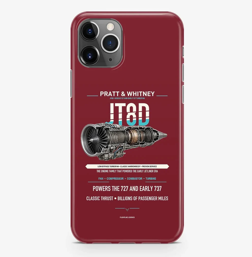 JT8D Case ProMax design on dark red iphone case promax