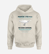 Thumbnail for DJI Phantom 4 Pro V2.0 design on khaki hoodie single side