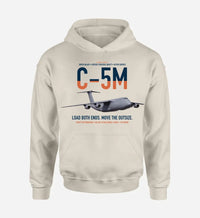 Thumbnail for C-5M Super Galaxy design on khaki double-side hoodie, single-side print