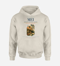 Thumbnail for Meridian Regional Airport (MEI) design on khaki hoodie single-side print