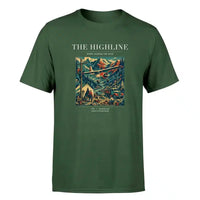 Thumbnail for VINTAGE G4051 - The Highline - Premium T-Shirt design on darkgreen premium t shirt