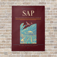 Thumbnail for Ramón Villeda Morales International Airport SAP — San Pedro Sula vertical canvas print - no frame - dark red background