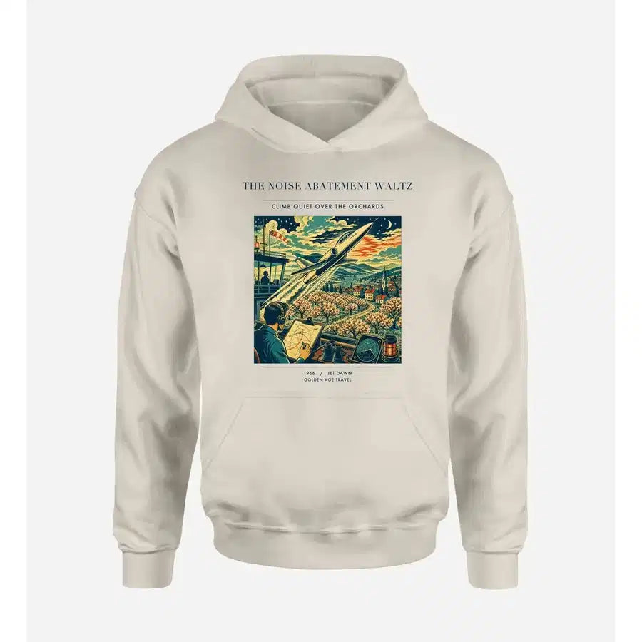 VINTAGE G4463 - The Noise Abatement Waltz - Premium Hoodie design on khaki premium
