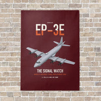 Thumbnail for EP-3E ARIES II vertical canvas print - no frame - dark red background