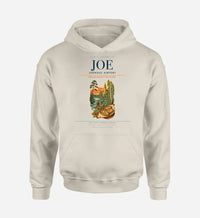 Thumbnail for Joensuu Airport (JOE) design on khaki hoodie single-side print