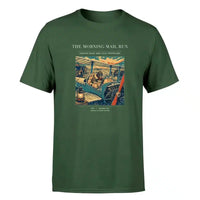 Thumbnail for VINTAGE G4146 - The Morning Mail Run - Premium T-Shirt design on darkgreen premium t shirt