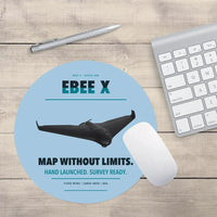 Thumbnail for AgEagle eBee X design on light blue round mouse pad