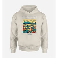 Thumbnail for VINTAGE G4372 - The Tram To The Tarmac - Premium Hoodie design on khaki premium