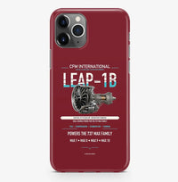 Thumbnail for LEAP-1B Case ProMax design on dark red iphone case promax