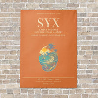 Thumbnail for Sanya Phoenix International Airport SYX - Canvas Framed - Orange