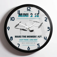 Thumbnail for DJI Mini 2 SE design on light gray framed wall clock