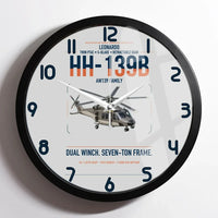 Thumbnail for Leonardo HH-139B design on light gray framed wall clock