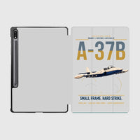 Thumbnail for A-37B Dragonfly design on light gray samsung tablet tablet case