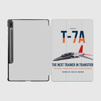 Thumbnail for T-7A Red Hawk design on light gray samsung tablet tablet case