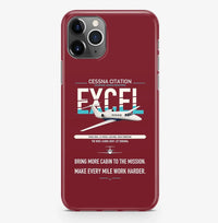 Thumbnail for Cessna Citation Excel design on dark red magsafe iphone case, for iPhone Pro Max