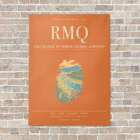 Thumbnail for Taichung International Airport RMQ - Canvas Framed - Orange