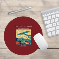 Thumbnail for VINTAGE G4324 - The Channel Dare - Designed Mouse Pads design on darkred round