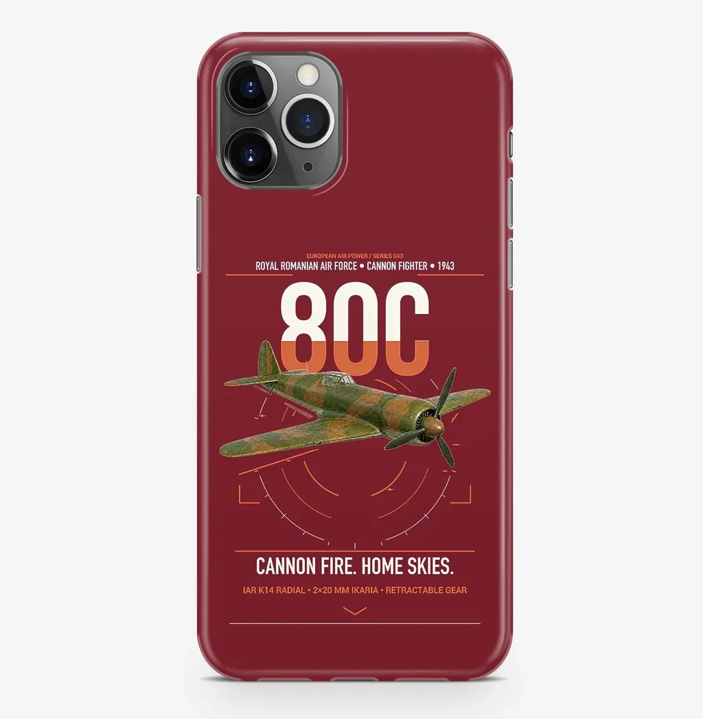 IAR 80C design on dark red magsafe iphone case, for iPhone Pro Max