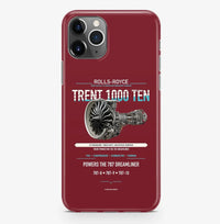 Thumbnail for TRENT 1000 TEN Case ProMax design on dark red iphone case promax