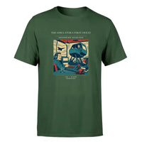 Thumbnail for VINTAGE G4462 - The Simulator's First Sweat - Premium T-Shirt design on darkgreen premium t shirt