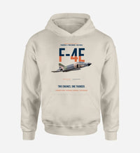 Thumbnail for F-4E PHANTOM II design on khaki hoodie single side