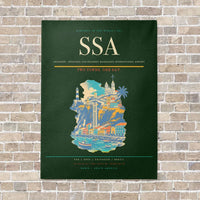 Thumbnail for Salvador - Deputado Luis Eduardo Magalhaes International Airport SSA - Canvas No Frame - Dark Green