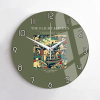 Thumbnail for VINTAGE G4092 - The Flight Kitchen - Designed Wall Clocks design on greenarmy no-frame