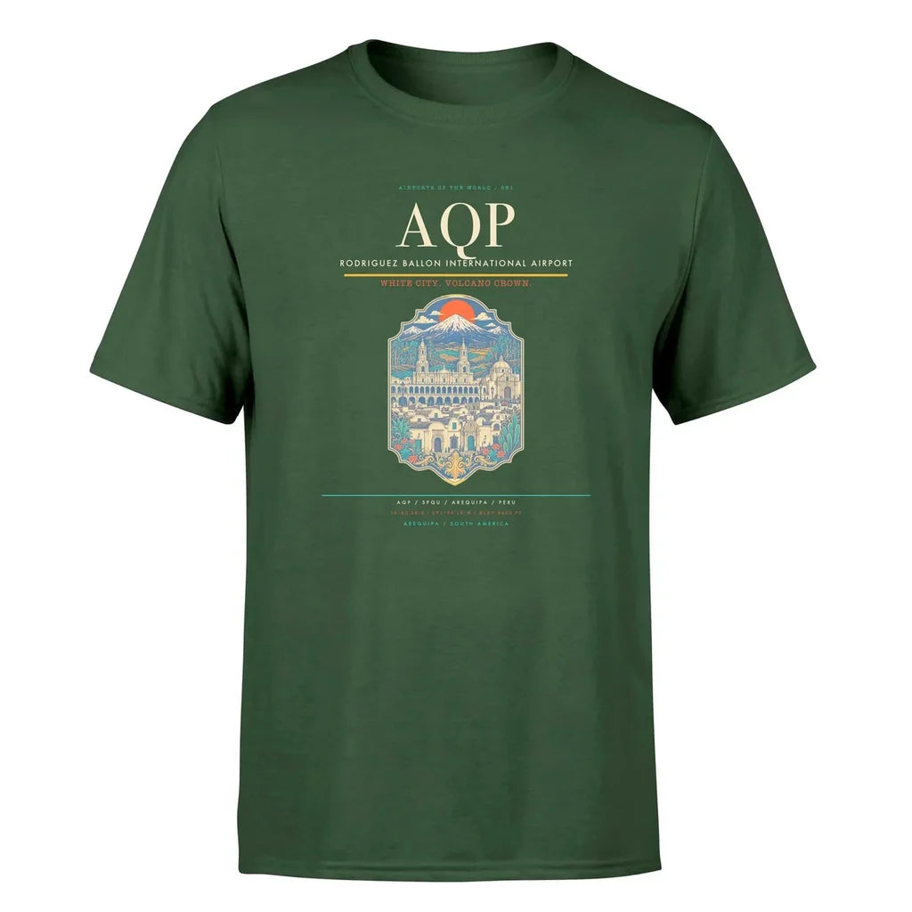 Arequipa Airport (AQP) Premium T-Shirt Dark Green