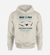 Thumbnail for DJI Mini 3 Pro design on khaki hoodie single side