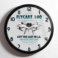 Thumbnail for DJI FlyCart 100 design on light gray framed wall clock