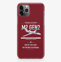 Thumbnail for Cessna Citation M2 Gen2 design on dark red magsafe iphone case, for iPhone Pro Max