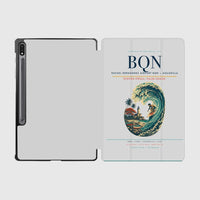 Thumbnail for Rafael Hernández Airport (BQN) design on light gray samsung tablet tablet case