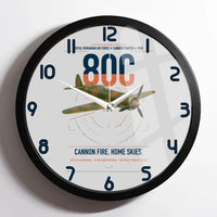 Thumbnail for IAR 80C design on light gray framed wall clock