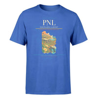 Thumbnail for Pantelleria Airport (PNL) T-Shirt single-side front print in Blue | pantelleria-airport-pnl-double-side-t-shirt