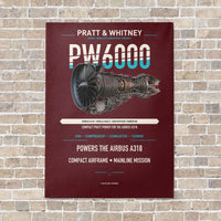 Thumbnail for PW6000 vertical canvas print - no frame - dark red background