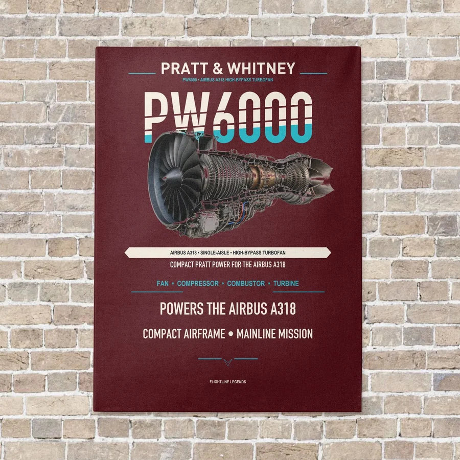PW6000 vertical canvas print - no frame - dark red background