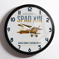 Thumbnail for SPAD XIII design on light gray framed wall clock
