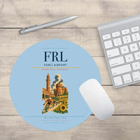 Thumbnail for Forlì Airport (FRL) design on light blue round mouse pad