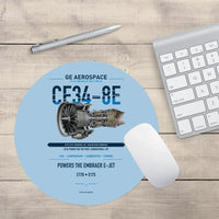 Thumbnail for CF34-8E design on light blue round mouse pad