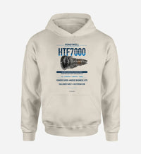 Thumbnail for HTF7000 design on khaki hoodie single side