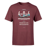 Thumbnail for Martin 4-0-4 design on dark red single side