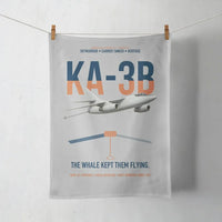 Thumbnail for KA-3B Skywarrior design on light gray towel