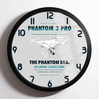 Thumbnail for DJI Phantom 3 Professional design on light gray framed wall clock