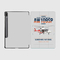 Thumbnail for Leonardo AW109SP GrandNew design on light gray samsung tablet tablet case