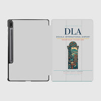 Thumbnail for Douala International Airport (DLA) design on light gray samsung tablet tablet case