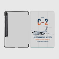 Thumbnail for Kawasaki C-2 design on light gray samsung tablet tablet case