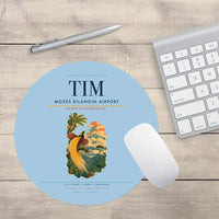 Thumbnail for Mozes Kilangin Airport (TIM) design on light blue round mouse pad