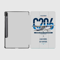 Thumbnail for Cessna 206 Stationair design on light gray samsung tablet tablet case