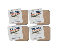 Thumbnail for KB-29P SUPERFORTRESS design on light gray 4 pieces set coaster