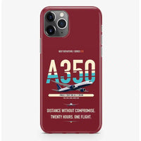 Thumbnail for Airbus A350-900ULR Case ProMax design on dark red iphone case promax